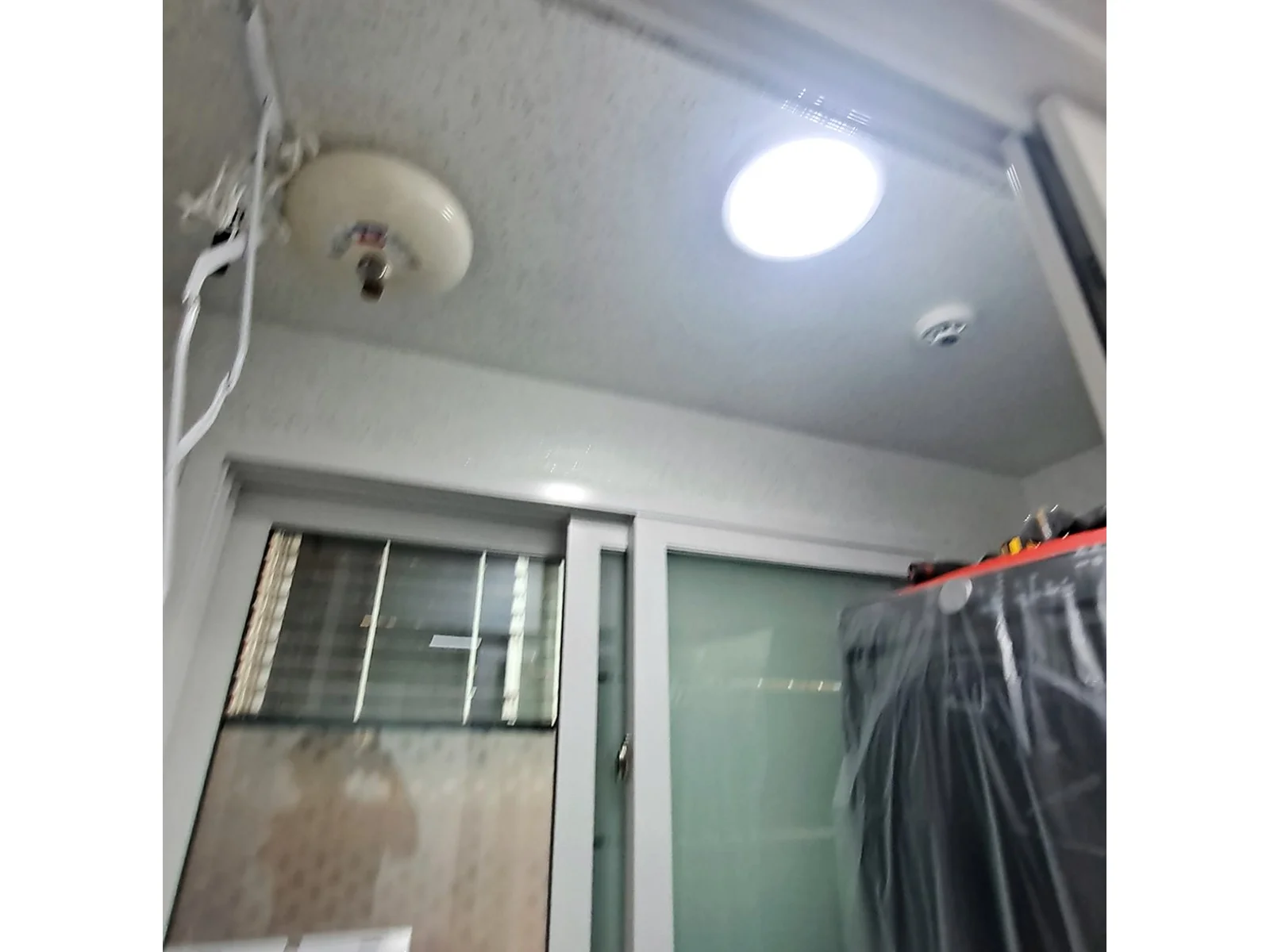 관악구 천장형 빨래건조대 설치 세탁실 천장에 40분 시공 전