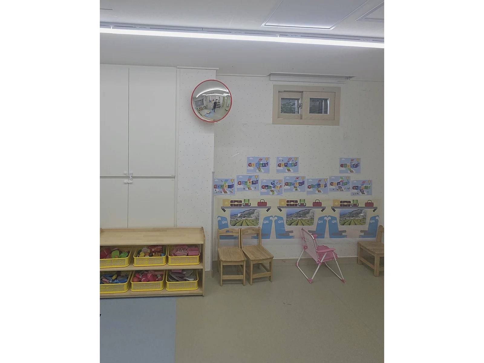 수원 반사경 설치 수원 어린이집 교실 사각지대 해소 시공 후