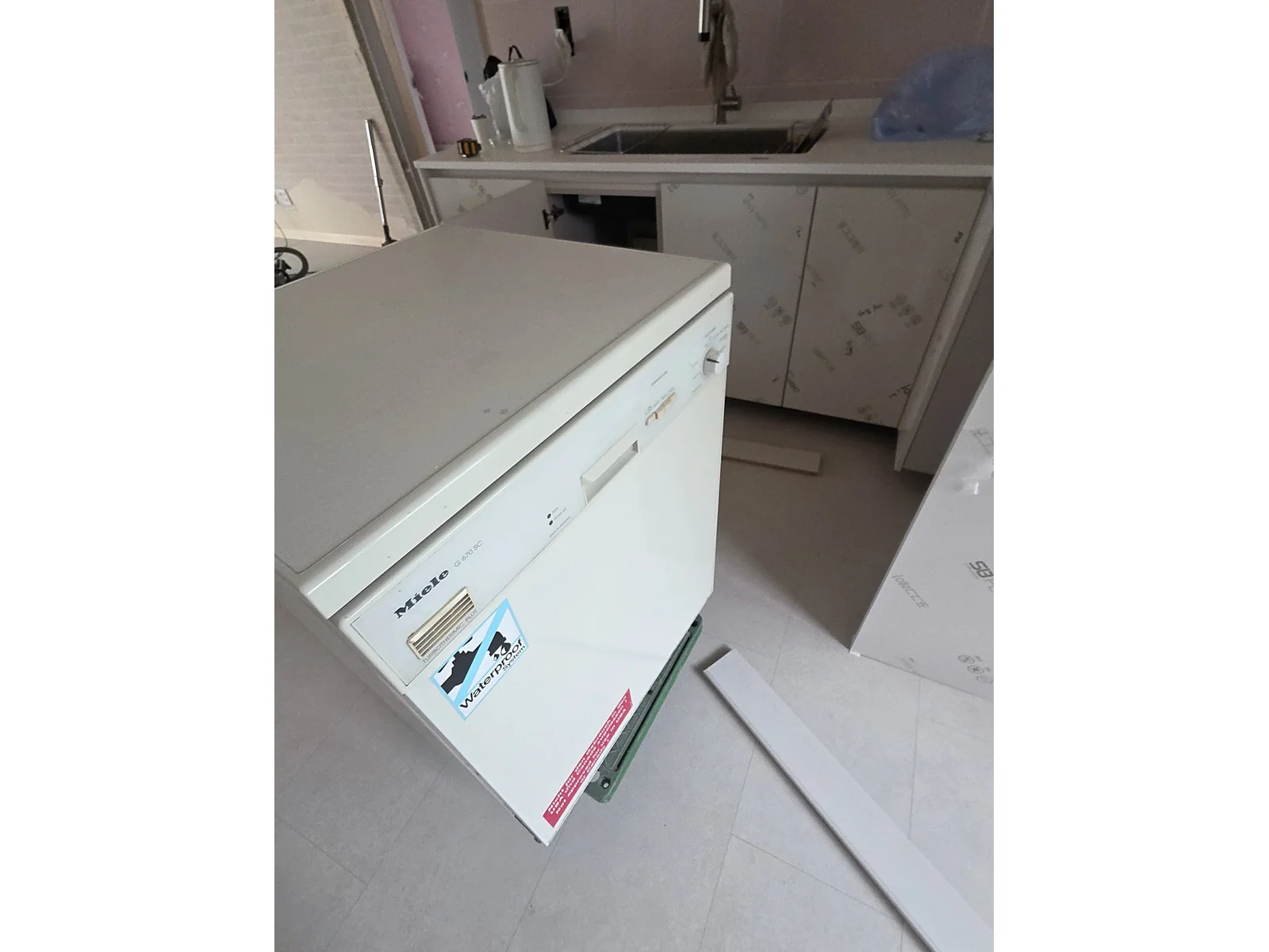이천 식기세척기 설치·철거 리모델링 새 싱크대에 옛 식세기 재설치했다가 새것 사기로, 자리 비우기 1시간 시공 전
